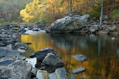 Image #20101030-68 Reflections of fall in the river