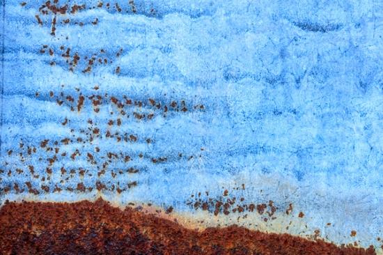 Abstract;Abstraction;Blue;Blues;Brown;Close-up;Cool Colors;Cool Palette;Cool Tones;Line;Shape;Tan;Warm Colors;Warm Palette;Warm Tones;Yellow;blue;color;metal;orange;pattern;pattrns;red;rust;rusty;texture;yellow
