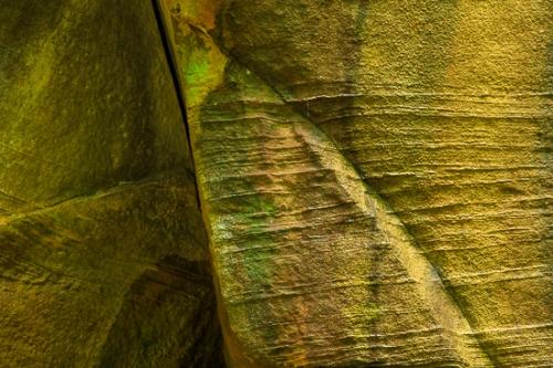 Abstract;Abstraction;Big South Fork;Boulder;Boulders;Brown;Calm;Close-up;Geology;Gold;Healing;Line;Macro;Modern;Nature;Rock;Rock formations;Rocks;Shape;Stone;Stones;Tan;Yellow;contemporary;green;modern art;oneness;orange;pattern;peaceful;restful;serene;soothing;striation;texture;tranquil;zen