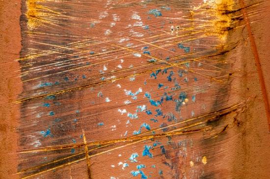 Abstract;Abstraction;Aqua;Blue;Brown;Calm;Close-up;Line;Modern;Pastoral;Shape;Yellow;contemporary;contemporary art;metal;modern art;oneness;orange;pattern;pattrns;peaceful;red;restful;serene;soothing;texture;tranquil;zen