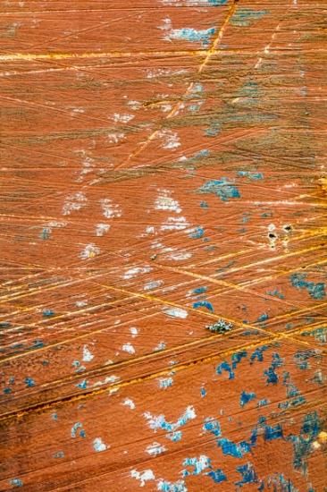 Abstract;Abstraction;Aqua;Blue;Brown;Calm;Close-up;Line;Modern;Pastoral;Shape;Yellow;contemporary;contemporary art;metal;modern art;oneness;orange;pattern;pattrns;peaceful;red;restful;serene;soothing;texture;tranquil;zen