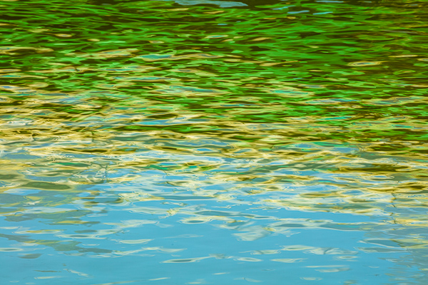 Abstract;Abstraction;Aqua;Blue;Calm;Gold;Line;Mirror;Nature;Pastoral;Ripple;River;Shape;Tan;Water;Waterscape;Yellow;green;lake;oneness;pattern;peaceful;pool;reflection;reflections;restful;serene;soothing;texture;tranquil;zen