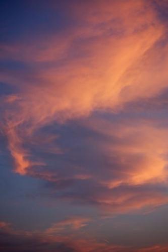 dusk;sunset;Orange;evening;Clouds;Cloud Formations;last Light;Blue;Pink;Sky;Red;eventide;sun;close of day