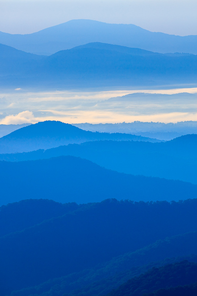 Blue;Blue Ridge Parkway;Bluff;Calm;Cloud;Cloud Formation;Clouds;Fog;Forest;Forested;Healing;Health care;Healthcare;Hill;Keepers;Minimalism;Mist;Mountain;Mountain Side;Mountain Top;Mountainous;Nature;North Carolina;Obscured;Pastoral;Summit;Sunlight;United States;Woodland;Woods;foggy;haze;hillside;landscape;mist;misty;oneness;peaceful;restful;serene;sky;soothing;sunlit;tranquil;zen