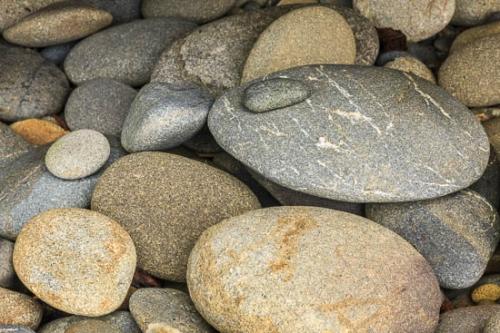 Boulder;Brown;Concepts & Emotions;Earthy;Enduring;Geological;Geology;Gray;Natural;Olympic National Park;Rock;Rock Formations;Rocks;Ruby Beach;Smooth;Stone;Stones;Striation;Tan;Uniform;Washington