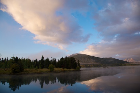 Break of Day;Brook;Cloud;Cloud Formation;Clouds;Creek;Dawn;Daybreak;First Light;Grand Tetons;Morning;Mountain;Mountain Top;Mountainous;Mountains;Peak;Pinnacle;Precipice;Range;Reflection;Reflections;River;River Bed;Riverbed;Rivers;Sky;Stream;Summit;Sun-up;water;Water;waterway;Weather;Wyoming