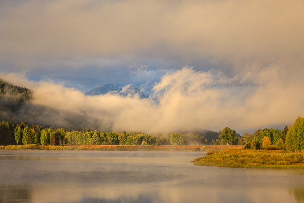 Autumn;Blue;Bluff;Calm;Cloud;Cloud Formation;Clouds;Cloudy;Creek;Fall;Flow;Fog;Forest;Forested;Gold;Grand Teton National Park;Grand Tetons;Grand Tetons National Park;Healing;Health care;Healthcare;Hill;Jackson Hole;Looking up;Mirror;Mist;Mountain;Mountain Side;Mountain Top;Mountainous;Nature;Obscured;Pastoral;Ripple;River;Snake River;Stream;Stream Bank;Summit;Sunlight;Sunshine;Timber;Timberland;Tree;United States;Water;Waterscape;Weather;Wood;Woodland;Woods;Wyoming;Yellow;flowing;foggy;green;haze;hillside;landscape;leaves;mist;misty;oneness;orange;peaceful;plants;reflection;reflections;restful;river bank;serene;sky;soothing;sunlit;tranquil;tree limbs;trees;trunk;zen