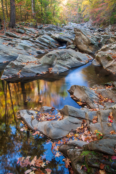 Autumn;Boulder;Branches;Brook;Calm;Chatsworth;Creek;Fall;Fall Color;Forest;Forested;Geological;Geology;Georgia;Herbaceous;Holly Creek;Holly Creek Preserve;Nature;Pastoral;Plant;River;River Bed;Riverbed;Rivers;Rock;Rock formations;Rocks;Stone;Stones;Stream;Tennessee;Timber;Timberland;Tree;United States;Water;Waterscape;Woodland;Woods;bark;branch;landscape;leaves;oneness;peaceful;plants;restful;serene;soothing;striation;tranquil;tree trunk;trees;trunk;waterfall;waterway;zen