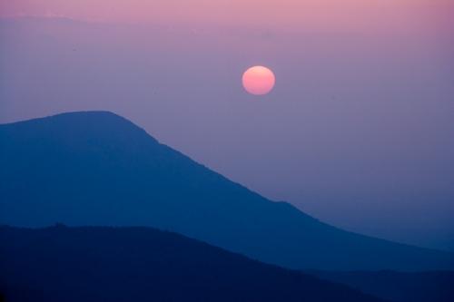 Blue;Calm;Chattahoochee National Forest;Georgia;Healing;Health care;Healthcare;Hill;Mountain;Mountain Side;Mountain Top;Mountainous;Mountains;Nature;Pastoral;Summit;Sunset;United States;dusk;evening;hillside;landscape;magenta;nightfall;oneness;orange;peaceful;purple;red;restful;serene;soothing;sun;sundown;sunset;tranquil;twilight;zen