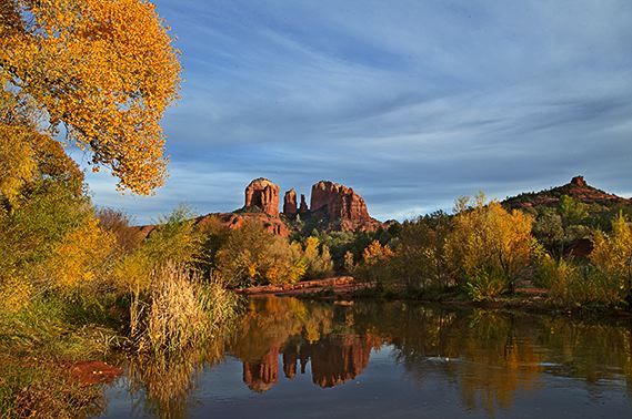 Rocks;River;Cliff;Fall Scenes;Trees;Rock Formations;Sky;Clouds;Fall;Seasons;Mountains;Nature