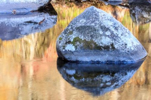 Blue;Boulder;Boulders;Brown;Gold;Great Smoky Mountains;Great Smoky Mountains National Park;Healing;Health care;Healthcare;Landscape;Mirror;Nature;Oneness;Orange;Pastoral;Peaceful;Red;Reflection;Reflections;Rock;Rock Formations;Rocks;Stone;Stones;Tan;Tennessee;United States;Wabi Sabi;Water;Yellow;calm;pool;restful;serene;soothing;tranquil;zen