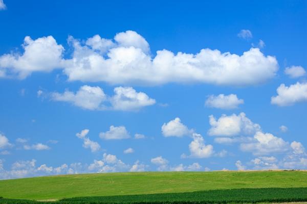 Agricultural;Agriculture;Blue;Calm;Cloud Formation;Clouds;Cloudy;Concepts;Cool Colors;Cool Palette;Cool Tones;Farm;Farming;Green;Greens;Healing;Health care;Healthcare;Hill;Indiana;Looking up;Minimalism;Nature;Oneness;Pastoral;Sunlight;Sunshine;United States;color;field;hillside;landscape;pasture;peaceful;restful;serene;sky;soothing;sunlit;tranquil;zen