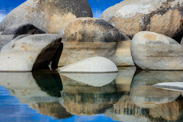 Abstract;Abstraction;Blue;Boulder;Boulders;Brown;Calm;Geology;Gold;Healing;Health care;Healthcare;Lake Tahoe;Line;Minimalism;Nature;Nevada;Pastoral;Ripple;Rock;Rock formations;Rocks;Rocky;Shape;Stone;Stones;Sunlight;Sunshine;Tan;United States;Water;Yellow;lake;landscape;oneness;orange;pattern;peaceful;pool;reflection;reflections;restful;serene;soothing;sunlit;texture;tranquil;zen