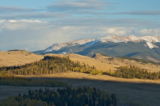 Autumn;Colorado;Fall;Forest;Mountain;Mountain Top;Mountainous;Mountains;Peak;Pinnacle;Precipice;Range;Silver Thread Scenic Byway;South Fork;Summit;Timber;Timberland;Wood;Woodland;Woodlands;Woods