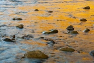 Gold;reflection;water;Stone;Blue;Brown;Boulder;Boulders;Orange;reflections;Big-S