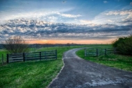 Agricultural;Blue;Cloud;Cloud-Formation;Clouds;Cloudy;Farm;Fence;Field;Green;Lan