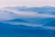 Blue;Calm;Clingmans-Dome;Cloud;Clouds;Fog;Great-Smoky-Mountains;Great-Smoky-Moun