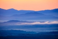 Blue;Blue-Ridge-Parkway;Bluff;Calm;Cloud;Cloud-Formation;Clouds;Cloudy;Fog;Fores