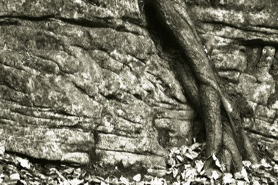 Textures;Shapes;Patterns;Abstractions;Abstract;Striation;Stone;Rock;Boulder;Geology