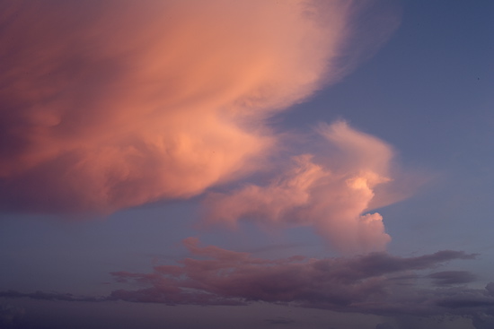 Louisiana;Baton Rouge;Atchafalaya;Evening;Dusk;Nightfall;Sundown;Sunset;Cloud Formation;Weather;Sky;Clouds;Cloud;Reflections;Reflection;Rivers;River;Riverbed;Water;Flowing;waterway;stream;creek;brook