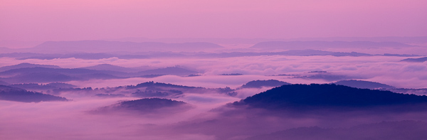 Bluff;Healing;Health care;Healthcare;Hill;Magenta;McCloud Mountain;Mist;Mountain;Mountain Top;Mountainous;Obscured;Oneness;Panoramic;Pastoral;Peaceful;Pink;Purple;Summit;calm;fog;foggy;haze;misty;restful;serene;soothing;tranquil;zen