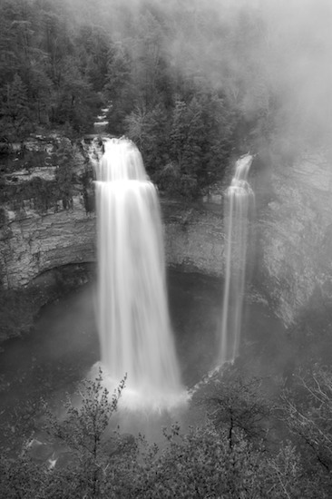 Black and White;Fall Creek Falls State Resort Park;Pikeville;Tennessee