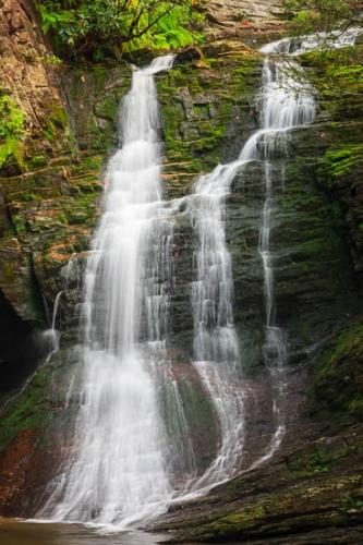 Cascade;Cascading;Chute;Cool;Danbury;Falling;Falls;Flow;Green;Hanging Rock State Park;Lower Cascades Falls;North Carolina;Pouring;Spilling;Stream;United States;Water;Waterfall;Waterfalls;Wet