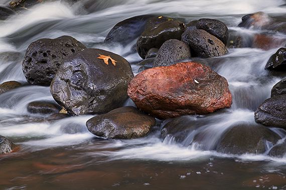 Waterfall;Rock Formations;Water;Rocks;River;Flowing;Pouring;Power;Leaf;Leaves;Nature