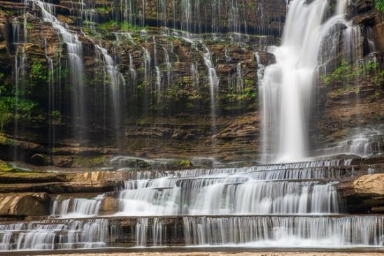 Boulder;Boulders;Brown;Calm;Cascade;Cascading;Chute;Cummins Falls;Falls;Flow;Healing;Health care;Healthcare;Moss;Pouring;Rock;Rock formations;Rocks;Rocky;Stone;Stones;Stream;Streaming;Water;Waterfalls;flowing;green;peaceful;rapids;restful;serene;soothing;tranquil;waterfall