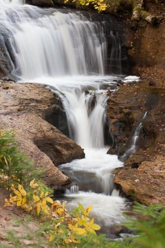 Boulder;Boulders;Brown;Calm;Cascade;Cascading;Chute;Close-up;Cool;Falling;Falls;Flow;Geological;Geology;Gold;Great Lakes;Healing;Health care;Healthcare;Michigan;Modern;Nature;Pastoral;Pouring;River;Rock;Rock formations;Rocks;Spilling;Stone;Stones;Stream;Streaming;Tan;United States;Upper Peninsular;Wabi Sabi;Water;Waterfalls;Waterscape;flowing;green;landscape;oneness;peaceful;rapids;restful;serene;soothing;tranquil;waterfall;wet;zen