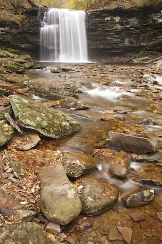 West Virginia;Waterfall;Ledge;Waterfalls;Harrison Wrights Falls;Water;Precipice;Streaming;Green;Pouring;Rock Face;Stream;Gold;Pennsylvania;Stones;Rock;Forest;Stone;Boulder;Ricketts Glenn State Park;Cascading;Sandstone Falls;Bluff;Falls;Cascade;Rocky;Autumn;Fall;Brown;Escarpment;Rocks;Chute;Cliff;waterfall;Boulders