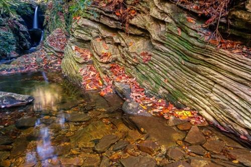 Blue Ridge Parkway;Botanical;Boulder;Boulders;Brook;Brown;Calm;Cascade;Cascading;Chute;Cool;Creek;Fallen;Fallen Leaves;Falling;Falls;Flow;Healing;Health care;Healthcare;Leaf;Nature;North Carolina;Pastoral;Pouring;Rock;Rock formations;Rocks;Rocky;Spilling;Stone;Stones;Stream;Streaming;Tan;Wabi Sabi;Water;Waterfalls;Waterscape;foliage;green;landscape;leaves;oneness;peaceful;restful;serene;soothing;tranquil;waterfall;wet;zen