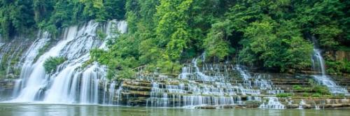 Blue;Brown;Cascade;Cascading;Chute;Falling;Falls;Flow;Gold;Green;Oneness;Pouring;Rock Island State Park;Spilling;Streaming;Tan;Water;Waterfall;Waterfalls;Wet;zen