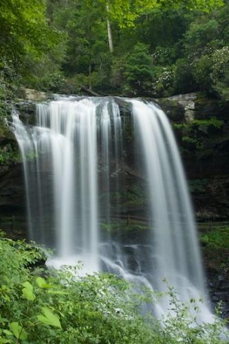 Falling;Stream;Falls;Waterfall;Waterfalls;Nantahala National Forest;Dry Falls;Wet;Nantahala River Gorge;North Carolina;Franklin;Chute;Cool;Flow;Water;Spilling