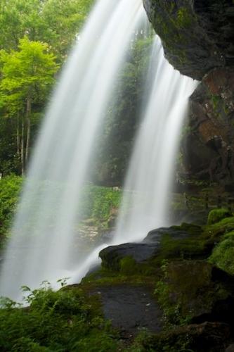 Spilling;North Carolina;Stream;Flow;Wet;Nantahala National Forest;Cool;Nantahala River Gorge;Water;Dry Falls;Falling;Chute;Waterfalls;Waterfall;Falls;Franklin