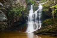 Cool;North-Carolina;Cascading;Streaming;Waterfall;Falls;Waterfalls;Rock-Formatio