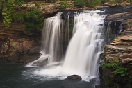Alabama;Waterfall;Water;Rock-Formations;National-Park;Stream;Flowing;Pouring;Coo