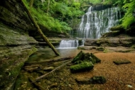 Stone;Cascading;Machine-Falls;Rock-Formations;Short-Springs-State-Natural-Area;S