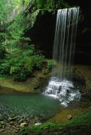 Cumberland-Plateau;Waterfall;Stream;Water;Flowing;Pouring;Cool;Wet;Flow;Cascade;