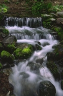 Cliff;Rock-Face;Sheer;Steep;Waterfall;Stream;Water;Flowing;Pouring;Cool;Wet;Flow